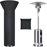 Detailed information about the product 210D Patio Heater Cover Stand-up Outdoor Round Heater Covers With Storage Bag Oxford Fabric Windproof & Waterproof Heater Covers With Zipper And Drawstring 87