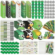 Detailed information about the product 216 Pieces Football Party Favors For Kids Birthday Football Theme Parties Goodie Bags Gift Bags Pencils Stamps Classroom Rewards Supplies