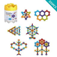 Detailed information about the product 220 PCS DIY Rainbow Plum Blossom Building Blocks Ideal For Kiids Over 3 Years Old Perfect For Educational Play And Gifts