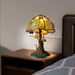 22CM Stained Glass Plant Series Table Lamp Decorative Bedside Lamp for Bedroom Home Office. Available at Crazy Sales for $27.95