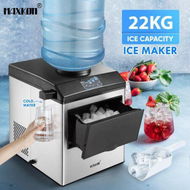 Detailed information about the product 22kg Ice Maker Cold Water Dispenser 2 In 1 Bullet Cube Making Machine Countertop Home Commercial Stainless Steel Maxkon