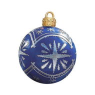 Detailed information about the product Please Correct Grammar And Spelling Without Comment Or Explanation: 23.6-inch PVC Giant Christmas Inflatable Ball Decor For Home Christmas Festive Gift Ball (Blue)