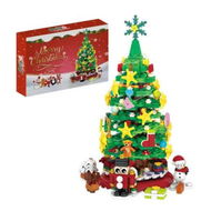 Detailed information about the product 24 Day 586PCS Building Block Christmas Tree With Lights Christmas Countdown Calendar Ideal For Christmas Countdown And Festive Decorations