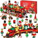 24 Day Advent Calendar 2024 Christmas Train Building Block Set,24 in 1 Christmas Train Toy Decorations Building Kits. Available at Crazy Sales for $34.99