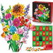 24 Days Advent Calendar Flower Bouquet Building Block Christmas Countdown Calendar,Artificial Wildflower Botanical Collection. Available at Crazy Sales for $39.99