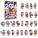 24 Days Christmas Countdown Calendar with Snowman Hanging Ornament, Cute 2D Acrylic Figurines for Christmas Tree Decoration. Available at Crazy Sales for $19.95