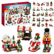 Detailed information about the product 24 Days of Christmas Advent Calendar 2023,24 In 4 Christmas Building Block Stem Toys,1075 Pcs Christmas Countdown Calendar Building Sets Toys,Christmas Vacation Stocking Stuffers Gifts for Kids Age3+