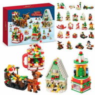 Detailed information about the product 24 Days of Christmas Advent Calendar 2023,24 In 4 Christmas Building Block Stem Toys,1123Pcs Christmas Countdown Calendar Building Sets Toys,Christmas Vacation Stocking Stuffers Gifts for Kids Age3+