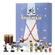 Detailed information about the product 24 Door Hockey Advent Calendar Ice Ball Miniature Keepsake for 24-Day Holiday Countdown and Christmas Decorations