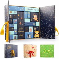 Detailed information about the product 24 Empty Advent Calendar Boxes,Advent Calendar Fillers,DIY Advent Calendar Empty Boxes to Fill,Fillable Empty Advent Calendar 2025 (Blue)