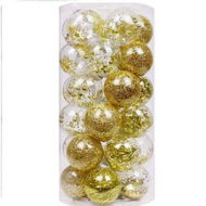 Detailed information about the product 24 X 6cm Balls Decoration Party Ornaments Christmas Tree Balls Col Gold