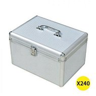 Detailed information about the product 240 Discs Aluminium CD DVD Cases Bluray Lock Storage Box Organizer Free Inserts