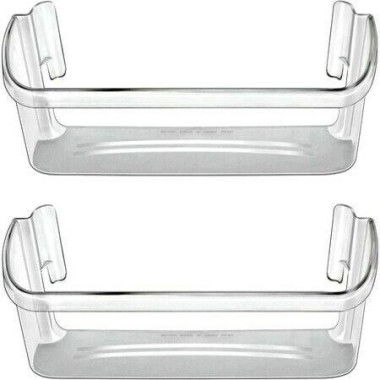 240323002 Refrigerator Door Bin Shelf Compatible With Frigidaire Or Electrolux2 Pack Bottom 2 Shelves On Refrigerator SideClearDouble UnitReplaces PS429725AP2115742