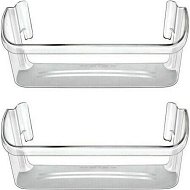 Detailed information about the product 240323002 Refrigerator Door Bin Shelf Compatible With Frigidaire Or Electrolux2 Pack Bottom 2 Shelves On Refrigerator SideClearDouble UnitReplaces PS429725AP2115742