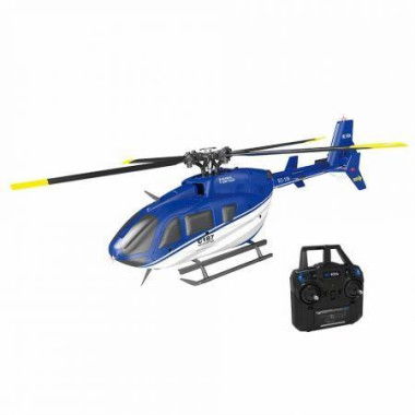 2.4G 4CH 6-Axis Gyro Optical Flow Localization Altitude Hold Flybarless Scale Mode 1 (Right Hand Throttle) with 2 Batteries