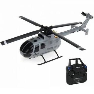 2.4G 4CH 6-Axis Gyro Optical Flow Localization Flybarless Scale RC Helicopter RTFMode 1 (Right Hand Throttle)with 2 Batteries