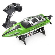 Detailed information about the product 2.4G 4CH RC Boat High Speed LED Light Capsized Reset Speedboat Waterproof 25km/h Electric Racing Vehicles Lakes Pools Green