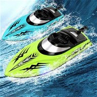 Detailed information about the product 2.4G 4CH RC Boat High Speed LED Light Speedboat Waterproof 20km/h Electric Racing Vehicles Lakes Pools Yellow