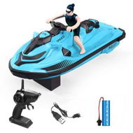 Detailed information about the product 2.4G 4CH RC Boat Motorboat Remote Control Racing Ship Waterproof Speedboat One Battery Blue with LED Light