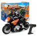 2.4G RC Remote Control Stunt Motorcycle with Riding Figure, 1:10 Scale High Speed Cross Country 360 Degree Rotation Drift Racing Motorbike, Orange. Available at Crazy Sales for $34.95