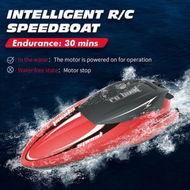 Detailed information about the product 2.4G RC Speedboat Waterproof Rechargeable High-Speed Racing Model Electric Radio Control Outdoor Boats Toys For Boys.