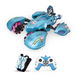 2.4G Remote Control Stunt Car Dual Remote Control 13CH Transformable Robot Car Four-wheel Drive Racing Vehicle Gesture Sensing Kids Toys Color Blue. Available at Crazy Sales for $39.99