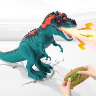 Detailed information about the product 2.4G Water Spray Remote Control Dinosaur Toy Electronic Smart Dinosaur Toy with Light Water Spray Roaring Children's Gift