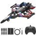 2.4GHZ RC Plane, Remote Control Airplane, RC Helicopter 360 Degree Flip Fighter Jet Toy with Colorful LED Lights (Red). Available at Crazy Sales for $29.95
