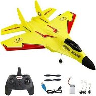 Detailed information about the product 2.4GHZ Remote Control Airplanes, Easy to Fly Yellow RC Airplane, Epp Foam Airplane with Self Balancing Gyroscope for Beginners