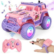 Detailed information about the product 2.4GHz Remote Control Car with Spray,1:16 RC Car with Lights and Sound,Birthday Gift Toys for Kids Age 3+