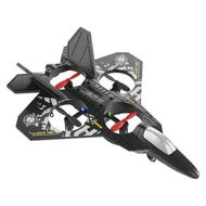 Detailed information about the product 2.4GHZ Remote Control Plane, 6-axis Gyro Remote Control Airplane, 360 Degree Flip Fighter Jet Toy with Colorful LED Navigation Light Grey