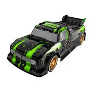 Detailed information about the product 2.4GHz Remote Control Truck, High Speed Drifting RC Car, Lights and Spray, Toy Car for Boys Girls (Green)