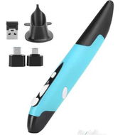 Detailed information about the product 2.4GHz USB Wireless Optical Stylus for Computer Parts for PC Wireless Mouse 2.4G Type of Customised Innovative Vertical Stylus (Blue)