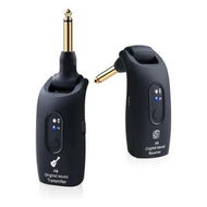 Detailed information about the product 2.4GHz Wireless Guitar System Rechargeable Audio Wireless Transmitter Receiver for Guitar Bass Electric Instruments, Over 30mor100 Feet Transmission,280 Degree Rotatable, 4hours Woring Time, A9 Black