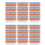 Detailed information about the product 24pcs Razor Blade Shaving Razor Blade Refills for Gillette Fusion 5,Orange New Version