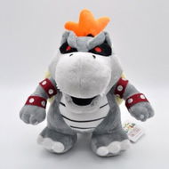 Detailed information about the product 25 CM Bowser Plush Bowser Toy Maro Plush All Star Collection Stuffed Animals Plush Toys-Gray