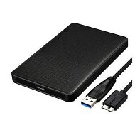 Detailed information about the product 2.5-inch SATA To USB 3.0 Tool-free External Hard Drive Enclosure (Black)