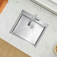 Detailed information about the product 25 Kitchen Sink Top Mount Single Bowl Drop-In Basin Stainless Steel Bar