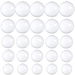 25 PCS Clear Plastic Fillable Ornaments,Transparent DIY Craft Ball,Clear DIY Christmas Ornament 5 Different Sizes. Available at Crazy Sales for $14.99