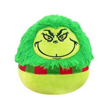 25CM Christmas Decorations Grinchmas Stuffed Animal Plush, Grinchmas Toy Gifts for Boys Girls Kids (Green 1pcs)