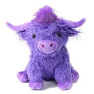 Detailed information about the product 25cm Highland Cow Plush Toy Animal Doll Soft Stuffed Girls Boys Gift Toy Color Purple