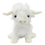 Detailed information about the product 25cm Highland Cow Plush Toy Animal Doll Soft Stuffed Girls Boys Gift Toy Color White