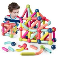 Detailed information about the product 25PCS Magnetic Balls and Sticks Stacking Building Set for Kids 3+ with Safe Montessori Toys