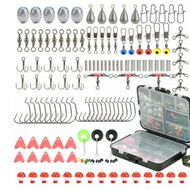 Detailed information about the product 264pcs Fishing Lures Tackle Kit Sphere Floats Crank Hooks Swivels Sinkers Lures Sea Bass Float Fishing Tackle Accessories Set