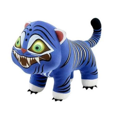 26CM Hunters Plush, Tiger Stuffed Animal, Soft Toy For Cstuffed Animal, Collectors And Fans, Soft Blue Teddy Gift For Boys Girls