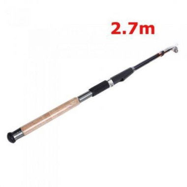 2.7m 8.86ft Portable Telescopic Fishing Rod Travel Spinning Fishing Pole