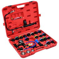 Detailed information about the product 28-Piece Cooling System & Radiator Cap Pressure Tester