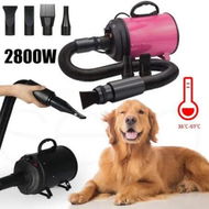 Detailed information about the product 2800W Dog Dryer High Velocity Pet Dog Pet Blow Dryer Adjustable Speed 4 Nozzles