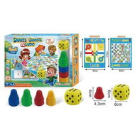 Detailed information about the product 2in1 130*93cm DoubleSided Carpet Snake Chess Flying Chess Game Mat Crawling Mat ParentChild Interactive Party Outing Toy