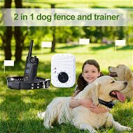 Detailed information about the product 2in1 Dog Underground Fence Rechargeable Waterproof Electric Dog Fencing System And Training Collar With Vibrate Shock Training